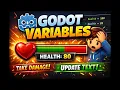 How to Use Variables in Godot Beginner Health System Tutorial