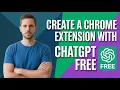 How To Create A Chrome Extension With ChatGPT Free Easy Guide
