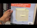 DOLLAR TREE Fabric Storage Container
