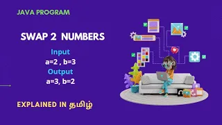 3 Swapping two numbers in Java Explained in Tamil