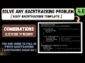 4 6 Combinations Leetcode 77 Backtracking using one template series C