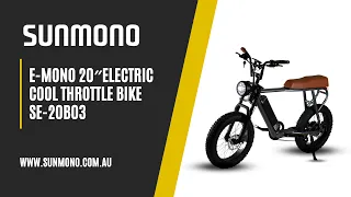 E-MONO 20 ELECTRIC COOL THROTTLE BIKE SE-20B03
