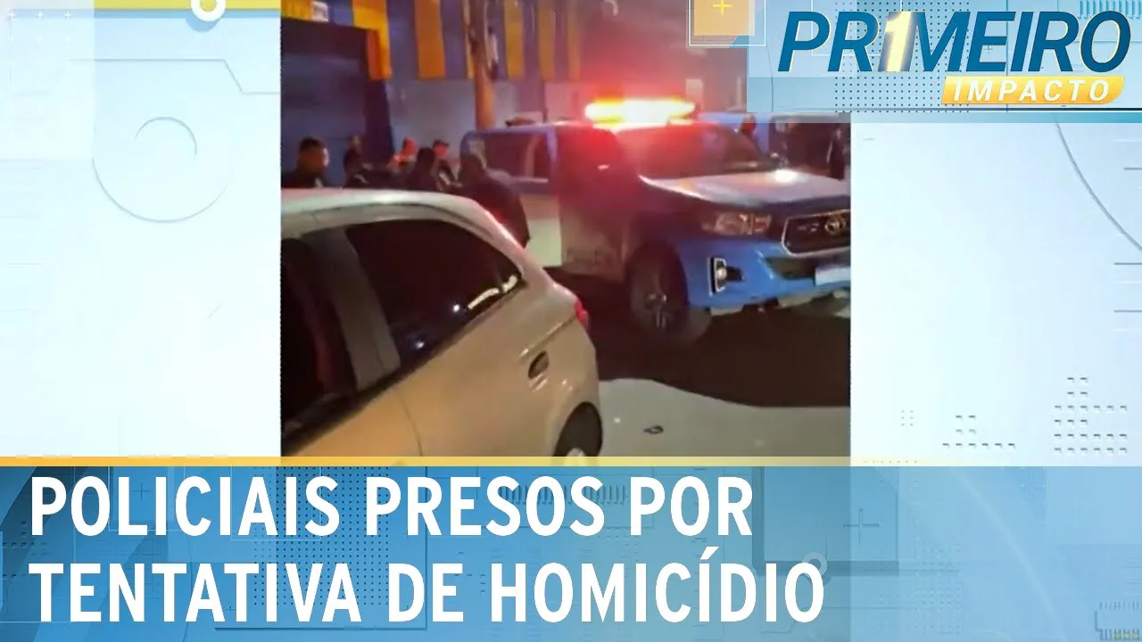 Baleados por PMs: policiais são presos e vítimas têm prisão decretada | Primeiro Impacto (26/10/23)