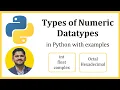 Types of Numeric Datatypes in Python Amit Thinks