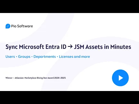 watch Azure AD (Microsoft Entra ID) Importer for JSM Assets video