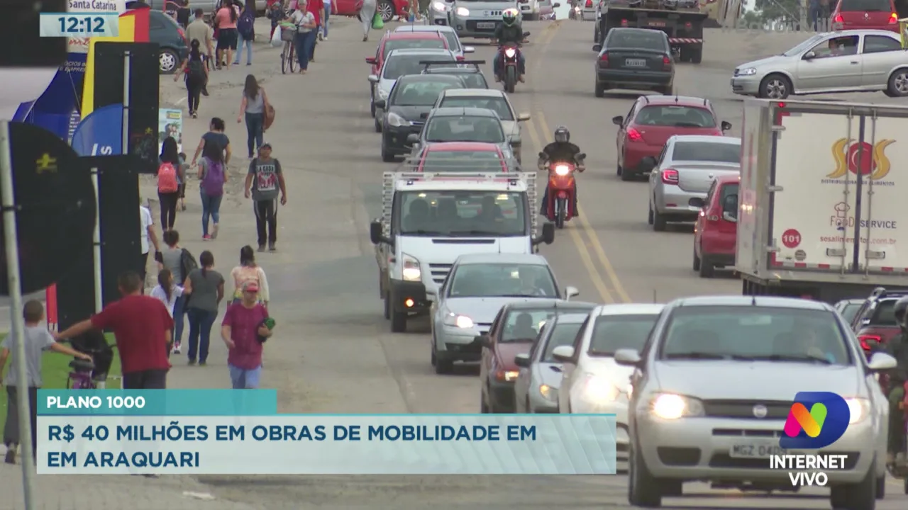 Plano 1000: R$ 40 milhões em obras de mobilidade em Araquari