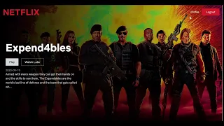 NETFLIX clone Demo TMDB Api Firebase React Tailwind