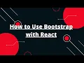 React Tutorial in Hindi Adding Bootstrap to Your React App Step-by-Step Tutorial
