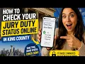 How to check your jury duty status online in King County