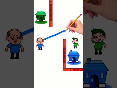 Home Draw Madness 😔🏠#youtubeshorts