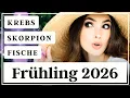 Lagu Hereinspaziert! 🔔 Frühling 2026 ✨ Krebs Skorpion Fische ✨ Tarot Orakel ✨