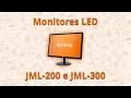 Vídeo Monitor 15.6 Polegadas Jetway JML-200 - VGA e HDMI