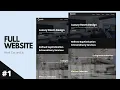 How to make a Responsive Interior Room Design Website Html Css and Js
