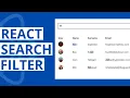 React Search Filter Tutorial Beginner to Advanced