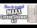Part 2 - Corner Shower Install Oregon Contractor Cyrene Kit Walk-Through