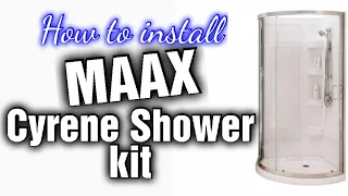 Part 2 - Corner Shower Install Oregon Contractor Cyrene Kit Walk-Through