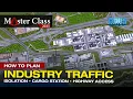 How to Plan Industry Traffic in Cities Skylines 1 Master Class 2025 EP 21