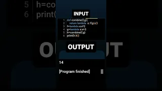 LAMBDA FUNCTION IN PYTHON