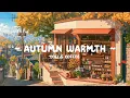 Peaceful Autumn Street Cafe Autumn Lofi Lofi Coffee Shop for Work Study And Calm Focus