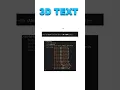 CSS 3D Text Hover Effect CSS Amazing 3D Text design