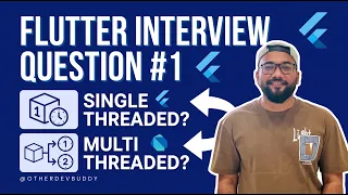 Dart Is Single Threaded Then How Does Flutter Stay Smooth Flutter Interview Question