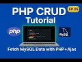 How to Fetch Data from MySQL using Ajax in PHP Step by Step jQuery PHP CRUD