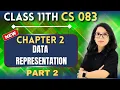 Data Representation ASCII ISCII Unicode Explained Class 11 CS 083 Chapter 2 Part 2 Barkha Mam