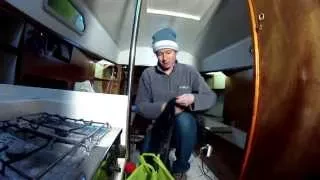 EP13 Cleaning! Work continues on our Red Fox trailer sailor.