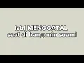 Lagu ASMR  COWO || istri MENGGATAL saat di bangunin suami || ASMR husband