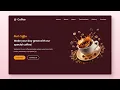 Create A Responsive Coffee Website in HTML CSS JavaScript Step-By-Step Tutorial