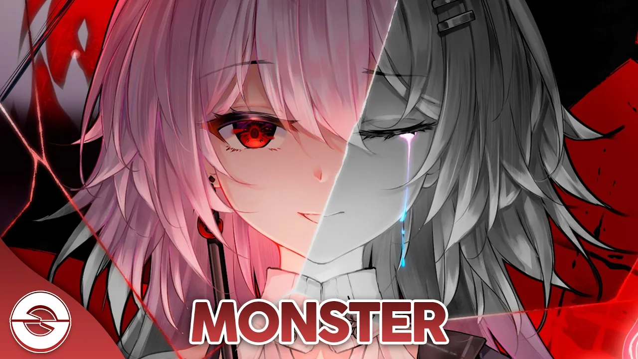 Nightcore - Monster (William Black & baby blue) (Lyrics)