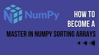 Numpy Sorting Arrays in Python