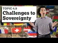 Challenges To Sovereignty Supranational Organizations AP Human Geography Unit 4 Topic 9 4 9