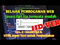 Learning JavaScript - Ep 4