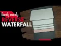 REVERSE WATERFALL DIY SCRAPBOOK