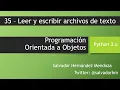 Programacion Orientada a Objetos con Python - 35 Leer y escribir en archivos de texto
