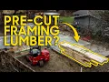 Framing with a Pre-Cut Package Less money waste when lumber is super expensive