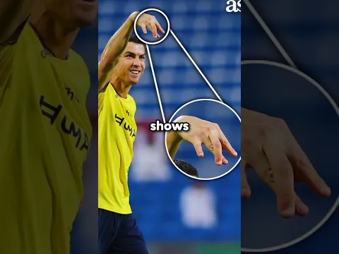 Why Ronaldo Celebrates With the Letter M #shorts #ronaldo