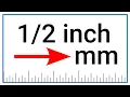 How to Convert of an Inch to Millimeters