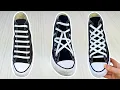 3 Converse Shoe Lacing Styles - Cool Ways To Lace Converse