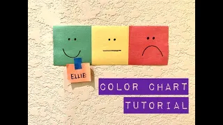 Color Behavior Chart - How I use this with my toddlers