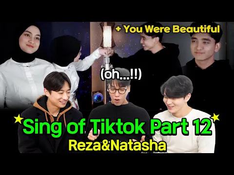 Download MP3 [REAKSI KOREA] SING OFF TIKTOK 12 \u0026 You Were Beautiful - REZA | Yang penting kau bahagia...👊