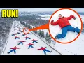If you see your CLONE doing this in the snow run They are EVIL