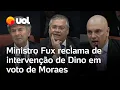 Download Lagu Fux reclama de intervenção de Dino no voto de Moraes, e ministro rebate: 'Pode dormir em paz'