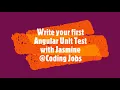 Write your first unit test from Zero with Angular and Jasmine in 2023