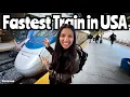 FASTEST Train in the USA Amtrak Acela Business Class DC to NYC Tour