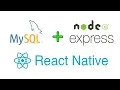 Localhost Mysql Fetch React Native with Express Nodejs