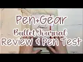 Pen Gear Bullet Journal REVIEW PEN TEST 4 83 CAD