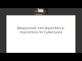 Session 2 Cyberspace and Weaponized Interdependence