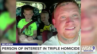 Man arrested considered person of interest in 3 slayings in Belvidere